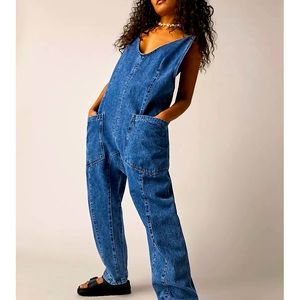 Free people overalls. Tags still on, never worn.